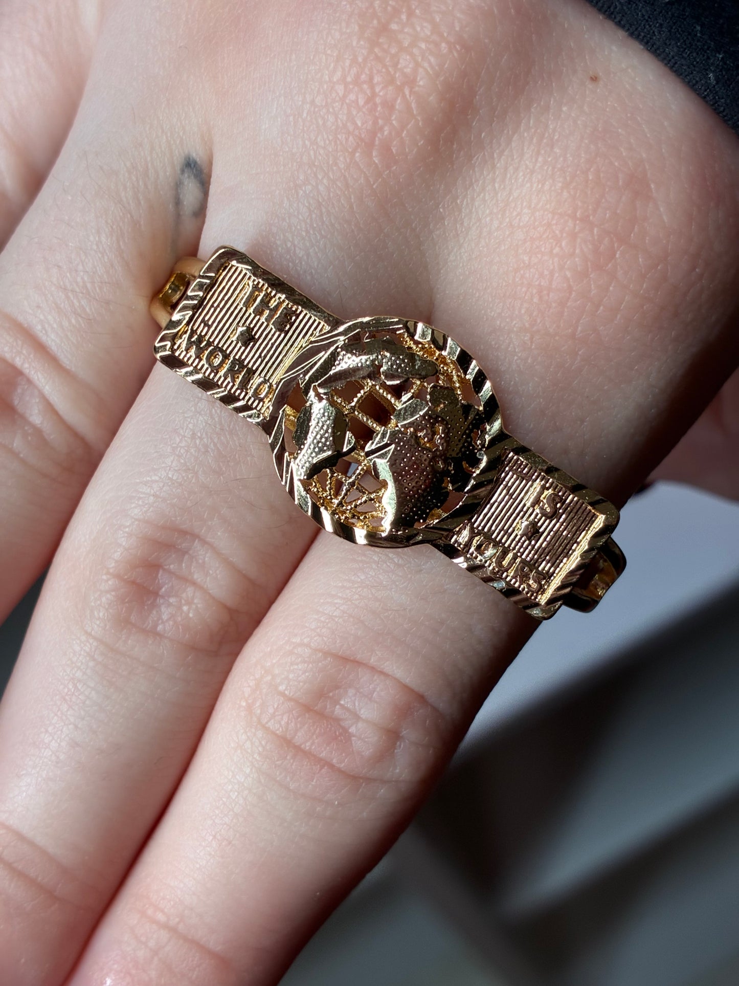 SCARFACE “THE WORLD IS YOURS” RING
