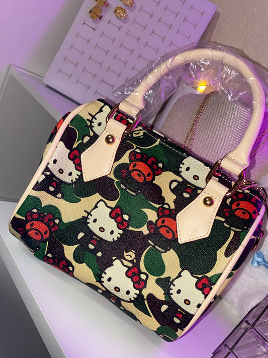 BAPE X HELLO KITTY PILLOW BAG