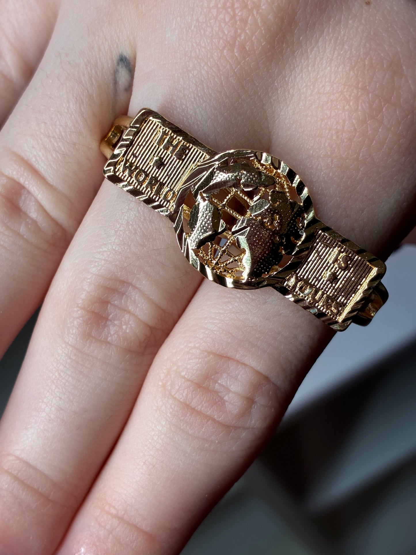 SCARFACE “THE WORLD IS YOURS” RING