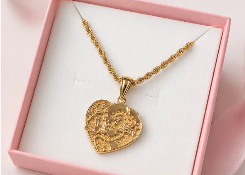 BETTY BOOP MONEY BAG NECKLACE