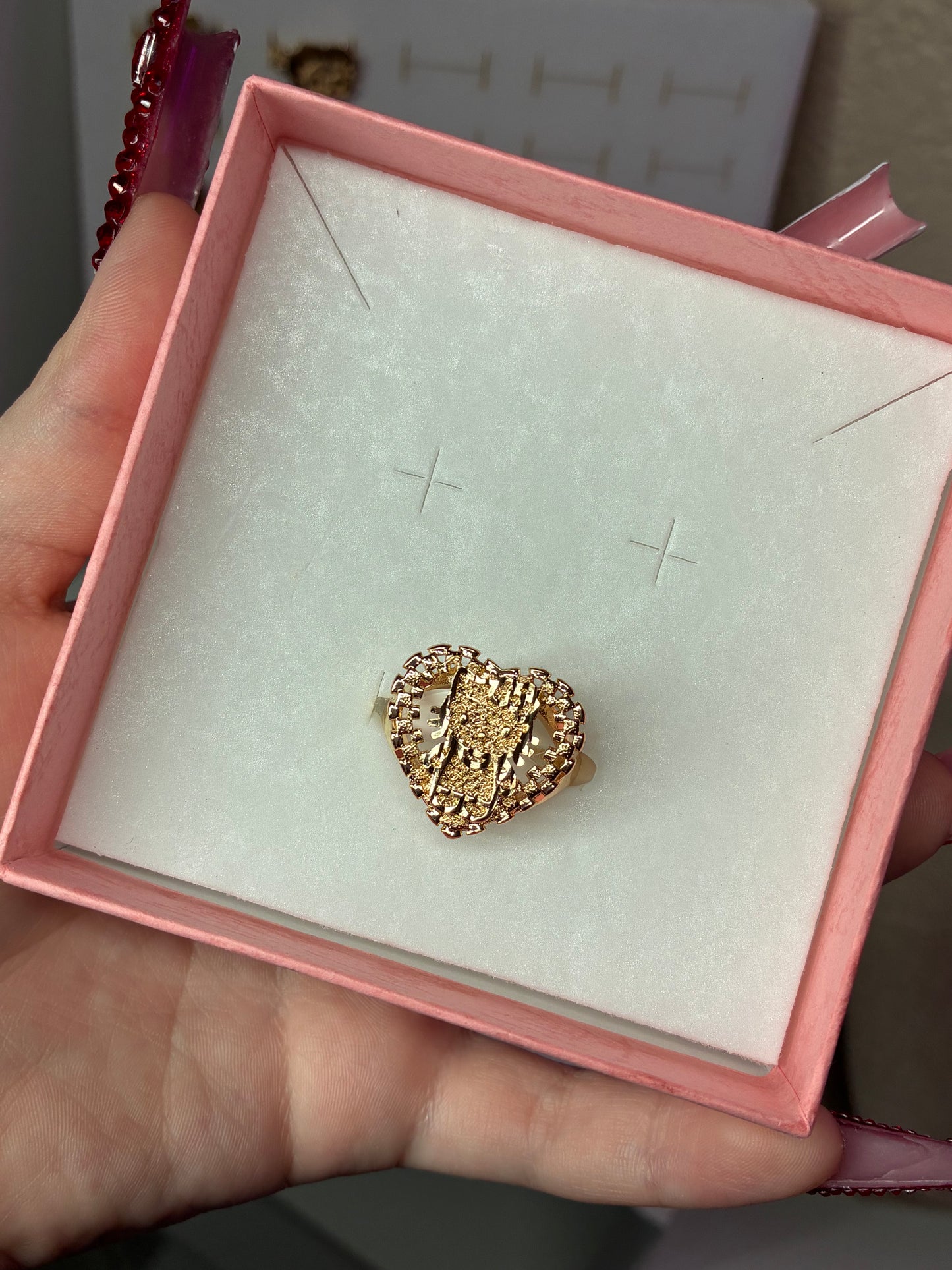 HEART HELLO KITTY RING