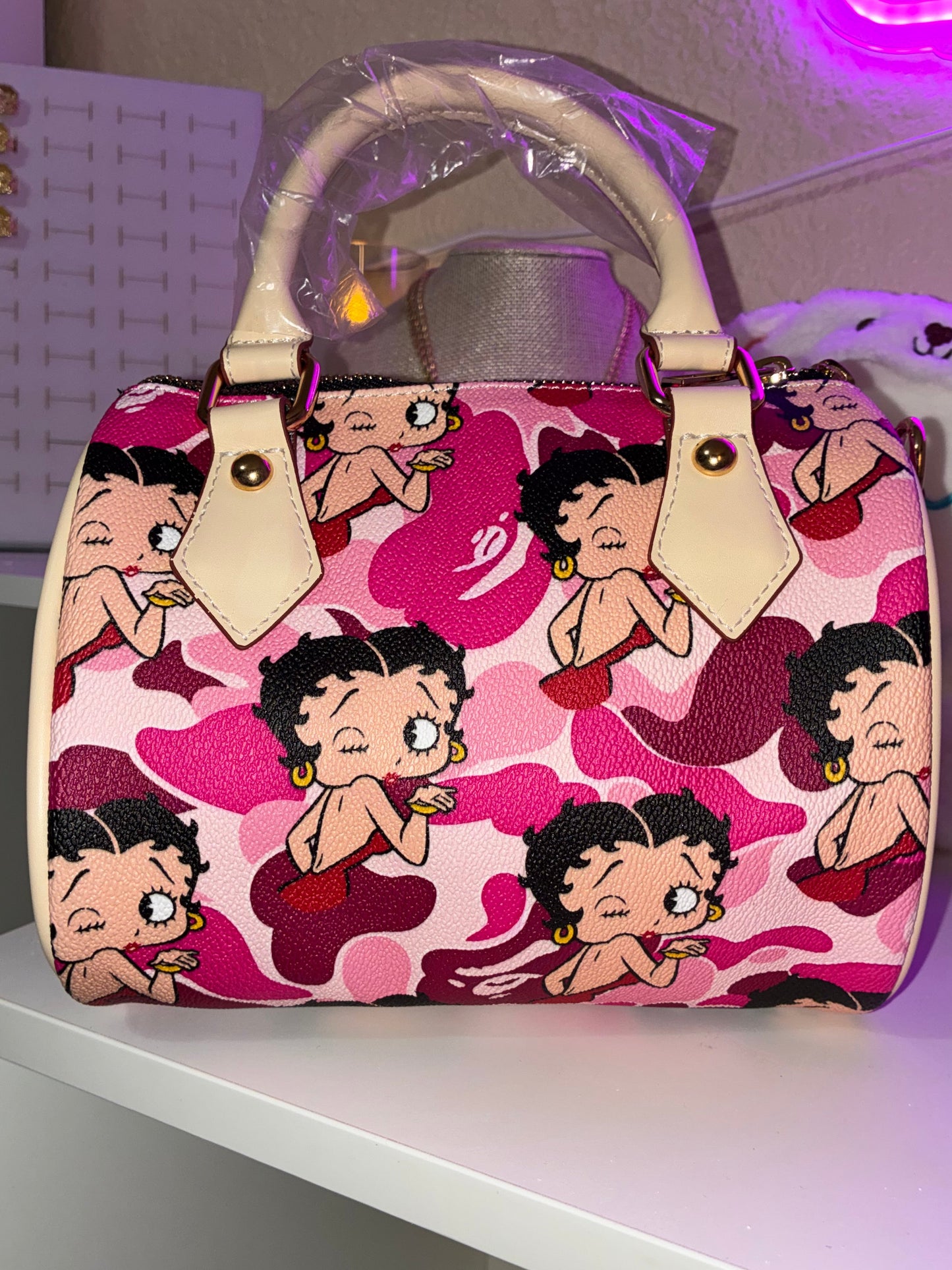 BAPE X BETTY BOOP PILLOW BAG