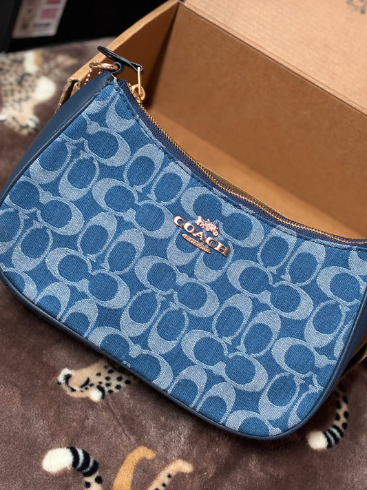 C Nolita 19 Signature Denim Crossbody Bag
